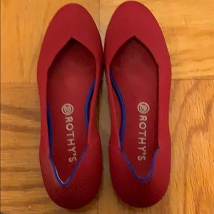 Red Rothys flats